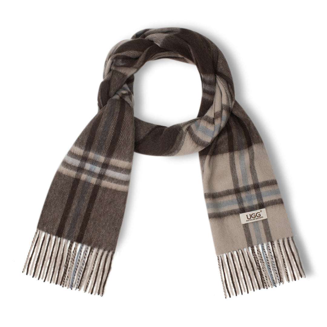 Australian Merino Wool Check Scarf - UGG Direct Online