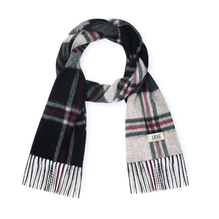 Australian Merino Wool Check Scarf - UGG Direct Online