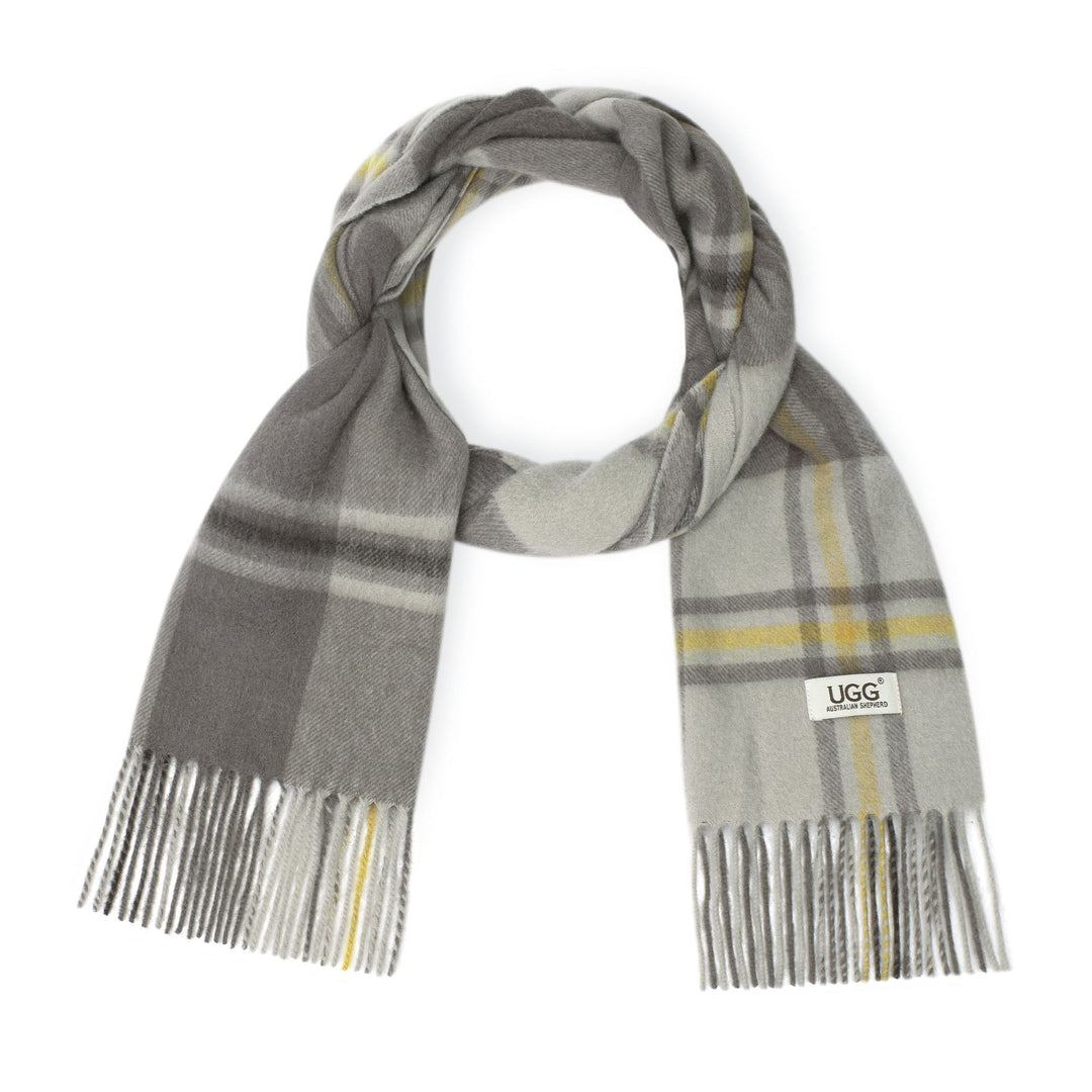 Australian Merino Wool Check Scarf - UGG Direct Online