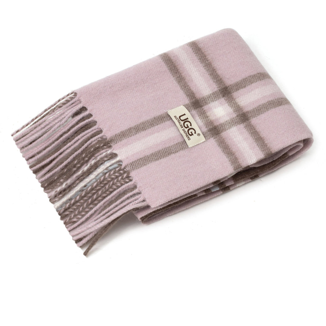 Australian Merino Wool Check Scarf - UGG Direct Online