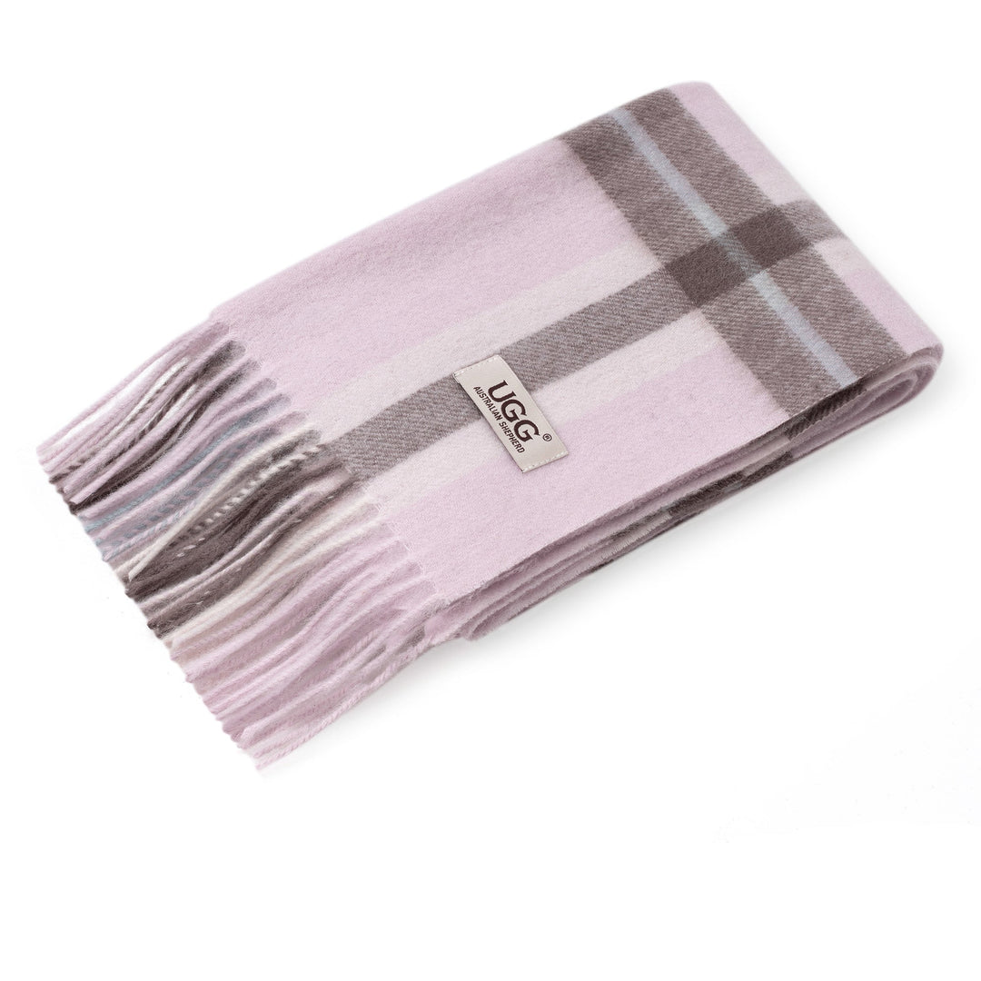 Australian Merino Wool Check Scarf II - UGG Direct Online