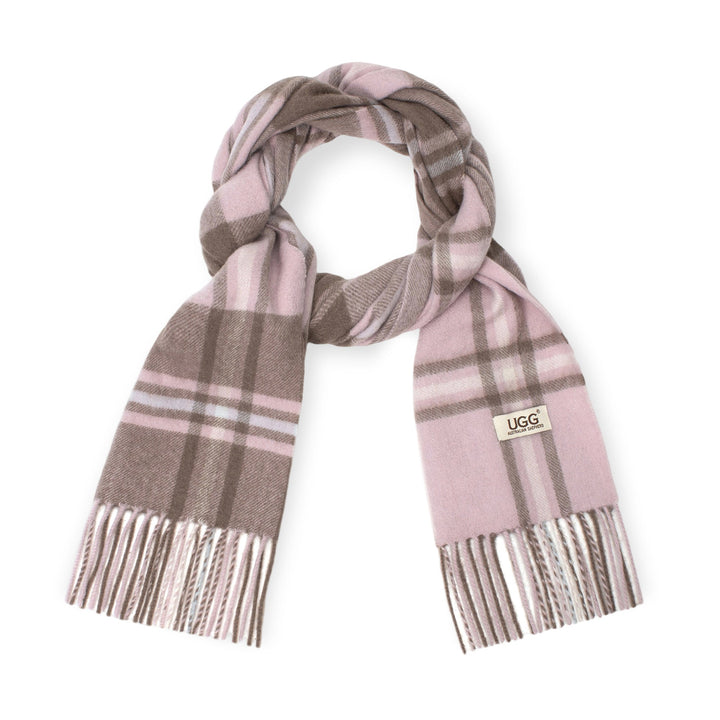 Australian Merino Wool Check Scarf - UGG Direct Online