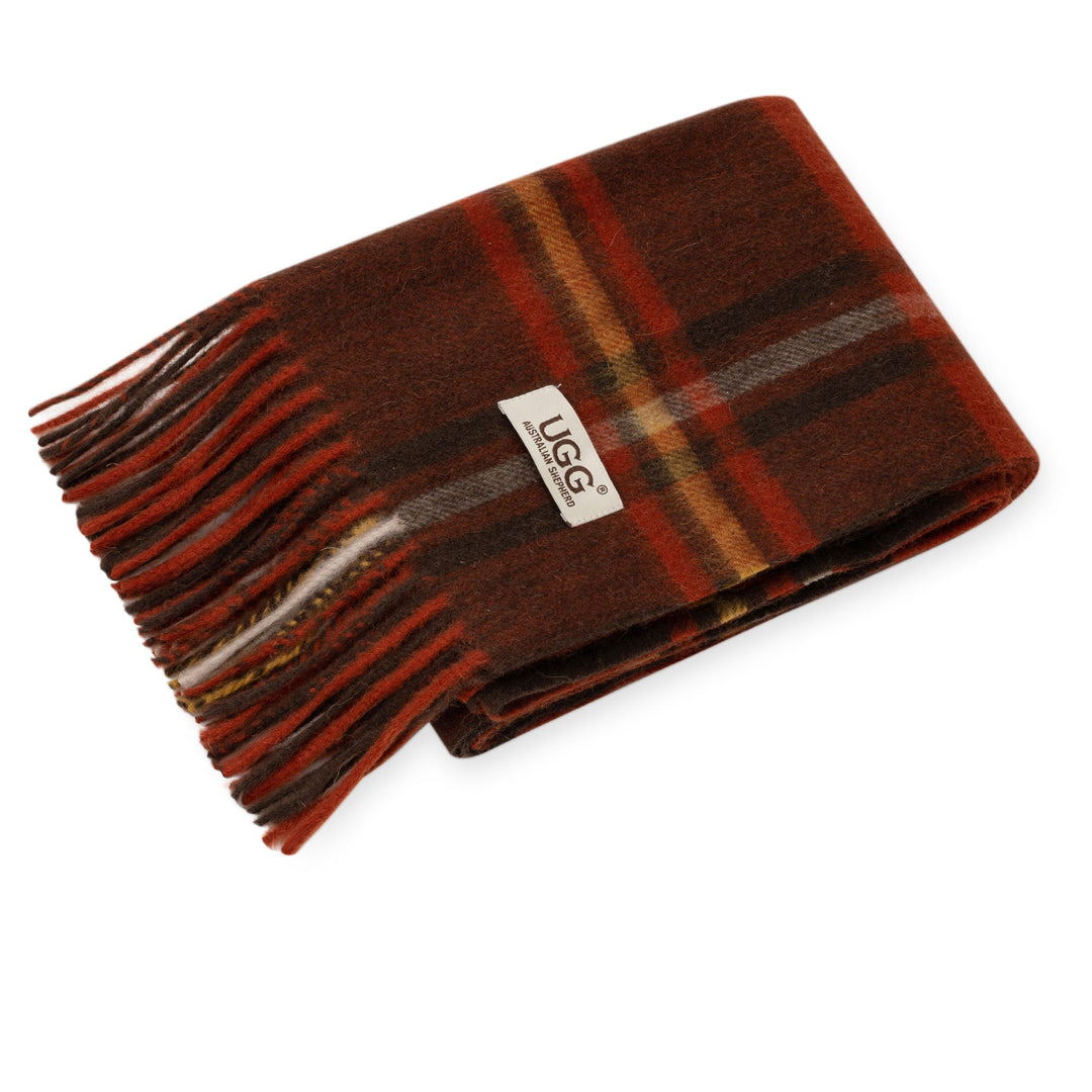 Australian Merino Wool Check Scarf - UGG Direct Online