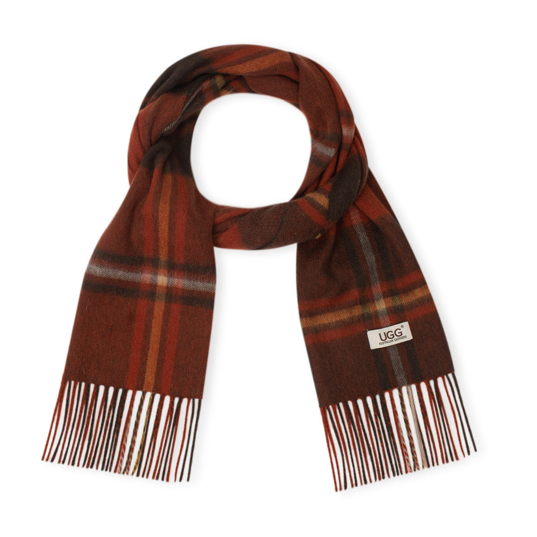 Australian Merino Wool Check Scarf - UGG Direct Online