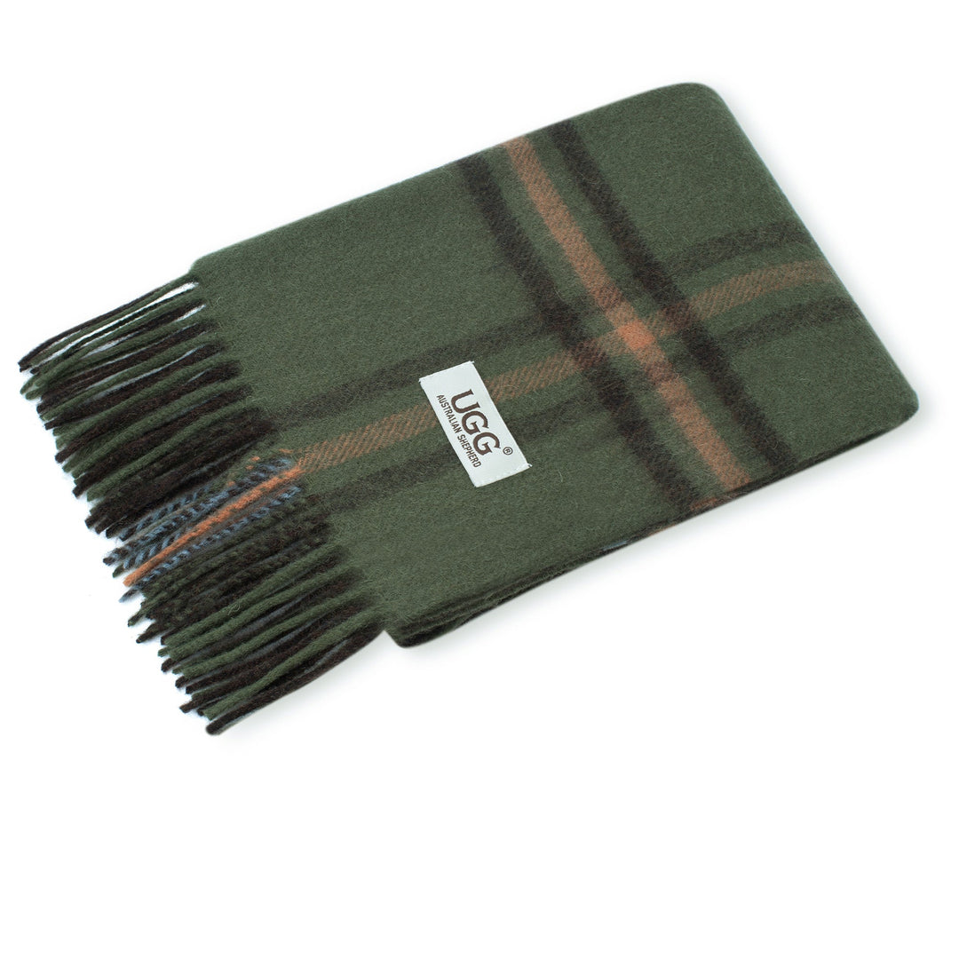 Australian Merino Wool Check Scarf - UGG Direct Online