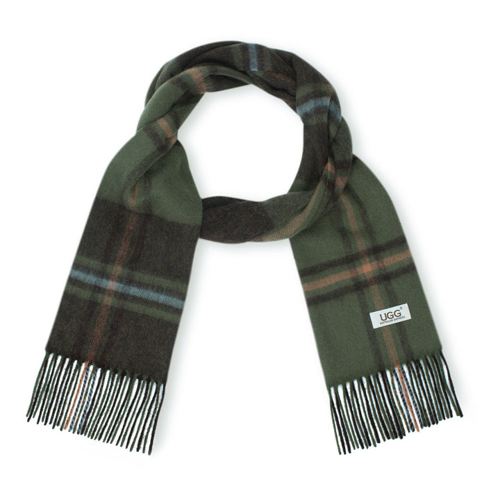 Australian Merino Wool Check Scarf - UGG Direct Online
