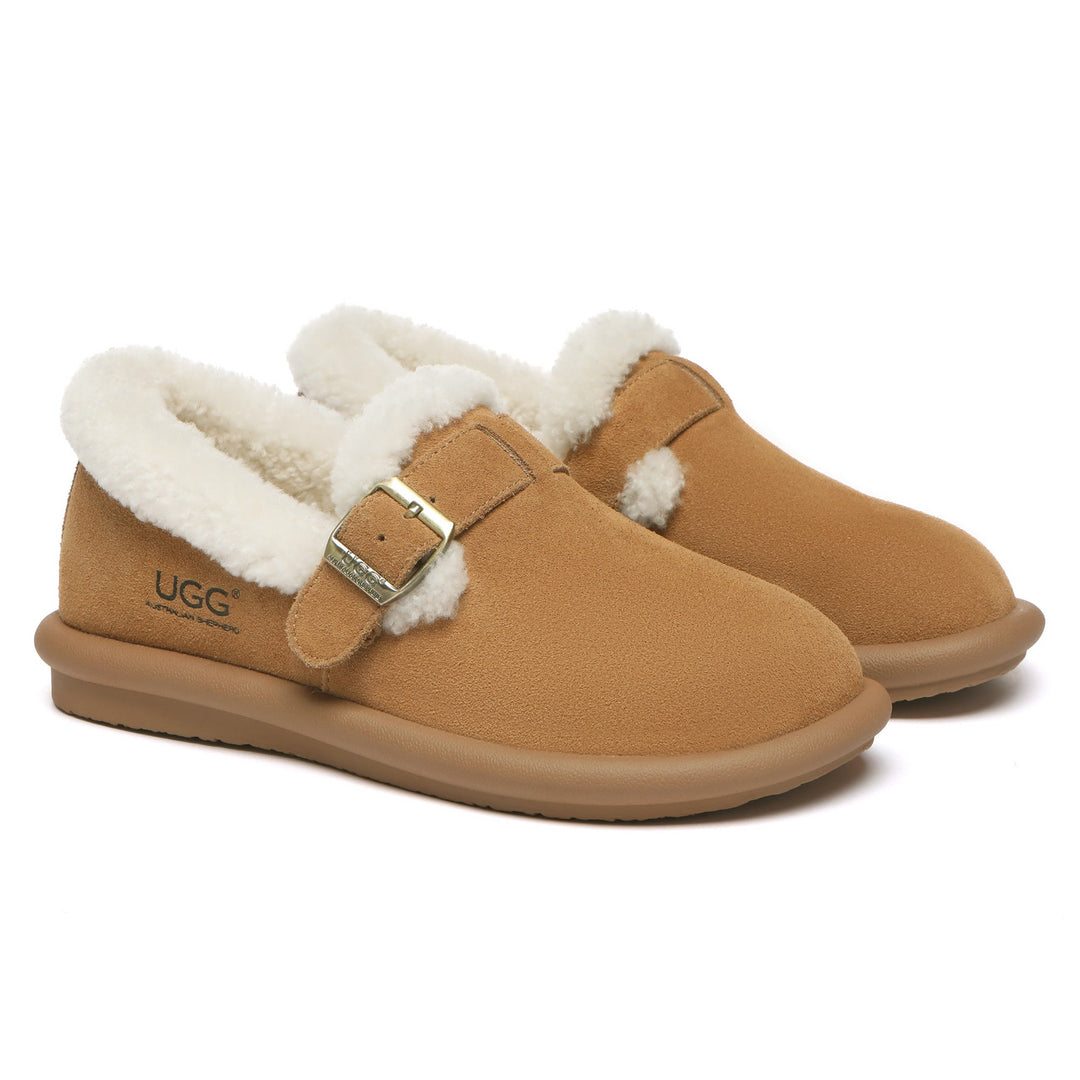 Adjustable Buckle UGG Ankle Slippers - UGG Direct Online