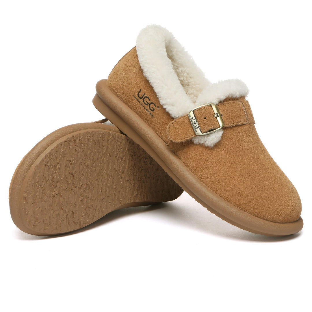 Adjustable Buckle UGG Ankle Slippers - UGG Direct Online