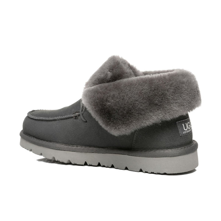 Alana Wool Collar Ankle Sheepskin UGG Boots - UGG Direct Online