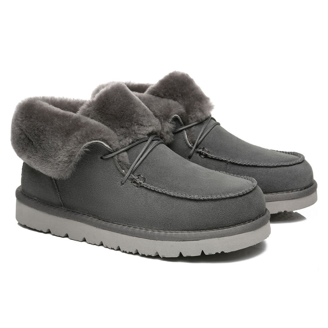 Alana Wool Collar Ankle Sheepskin UGG Boots - UGG Direct Online