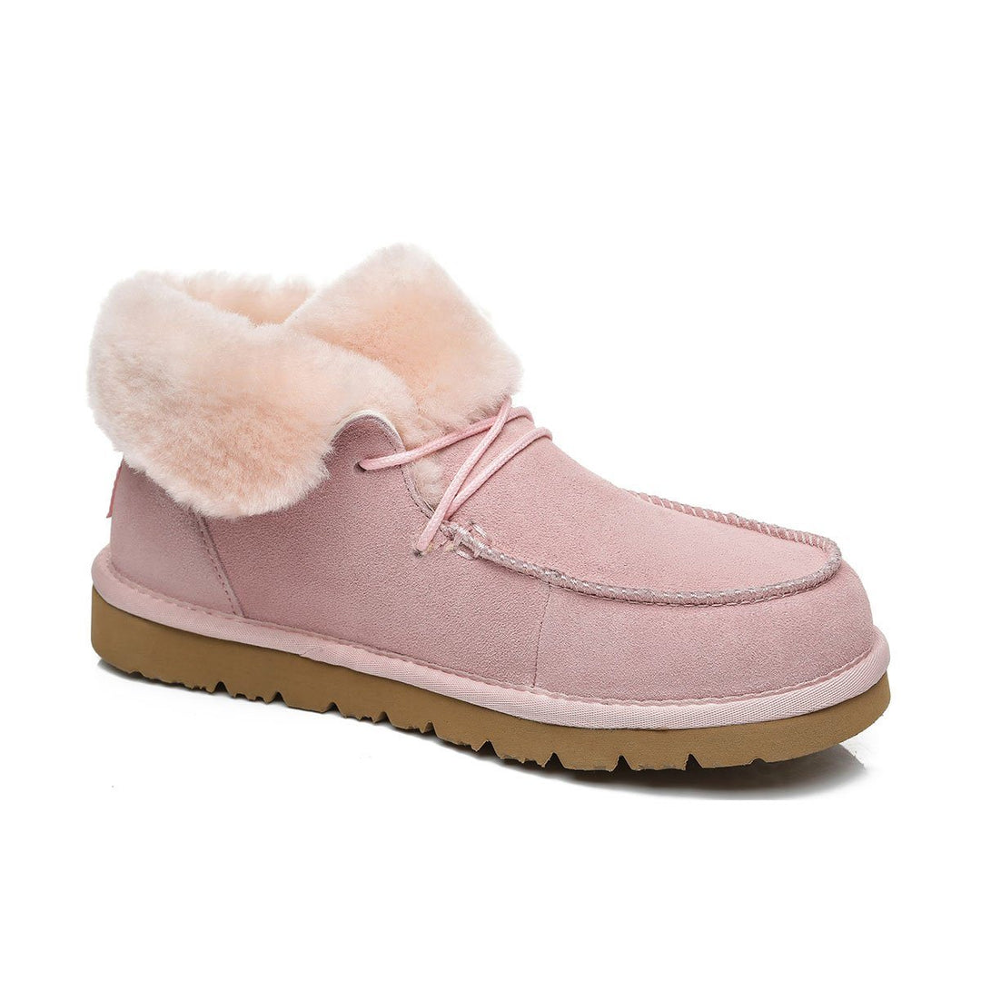 Alana Wool Collar Ankle Sheepskin UGG Boots - UGG Direct Online
