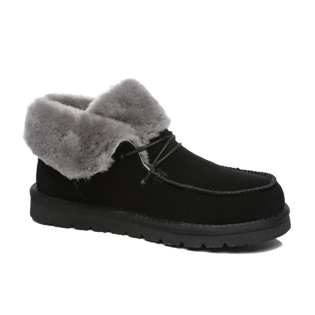 Alana Wool Collar Ankle Sheepskin UGG Boots - UGG Direct Online