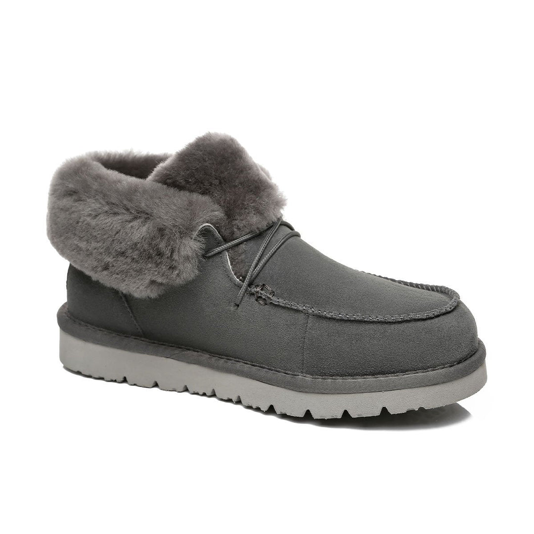 Alana Wool Collar Ankle Sheepskin UGG Boots - UGG Direct Online