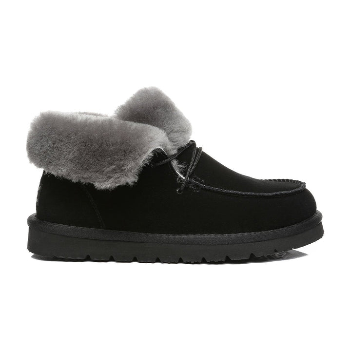 Alana Wool Collar Ankle Sheepskin UGG Boots - UGG Direct Online