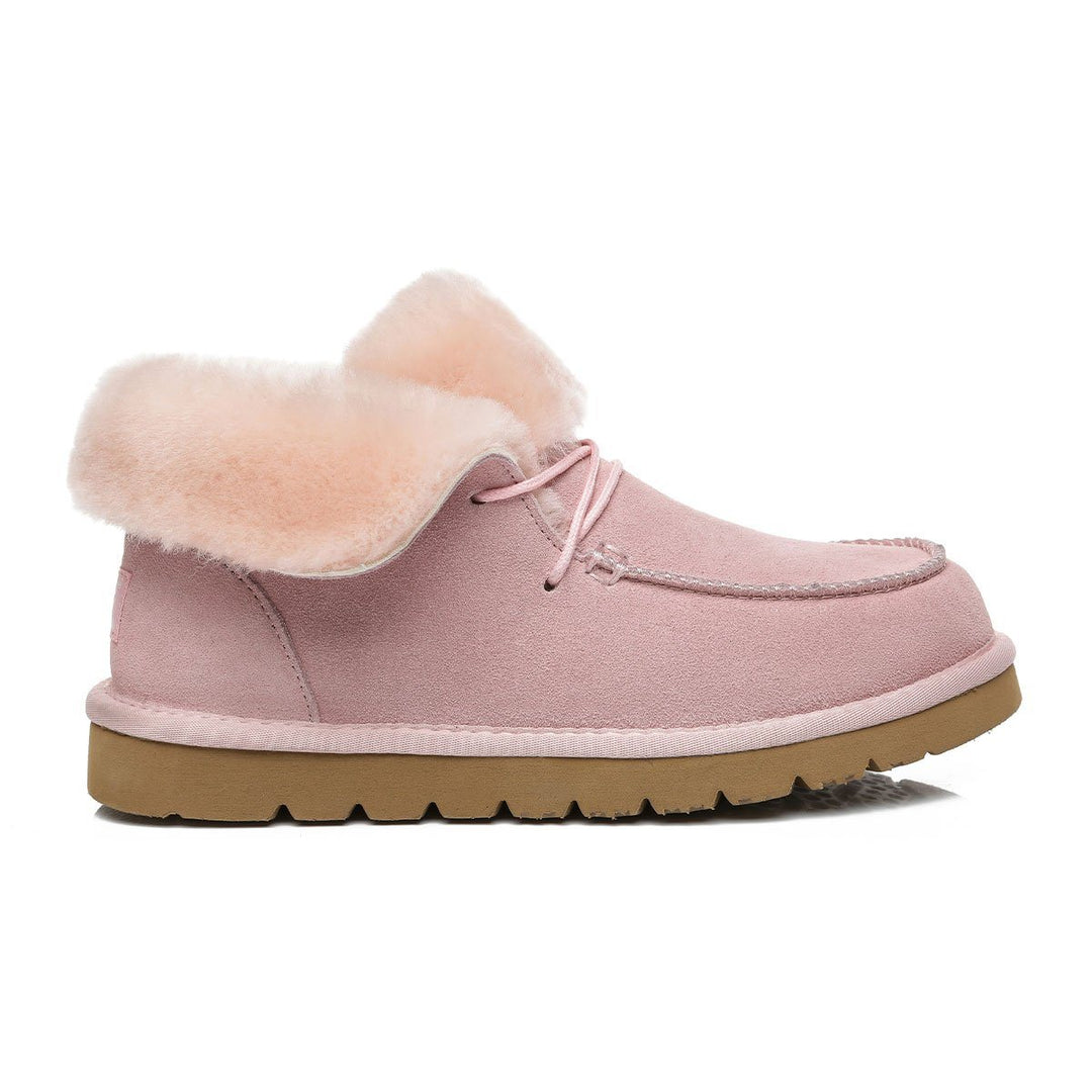 Alana Wool Collar Ankle Sheepskin UGG Boots - UGG Direct Online