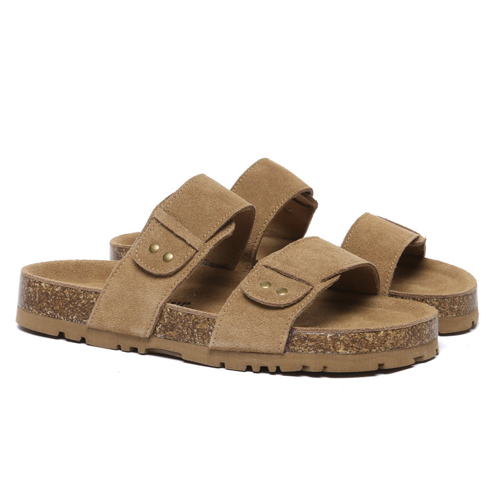 Aurelia Birkie Suede Slides - UGG Direct Online