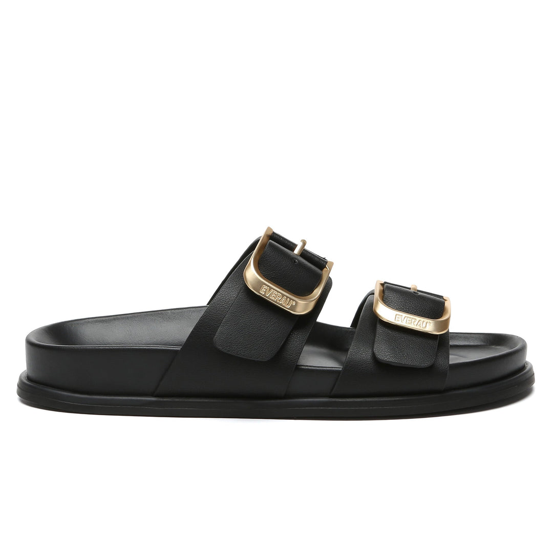 Manisha Buckle Leather Sandals