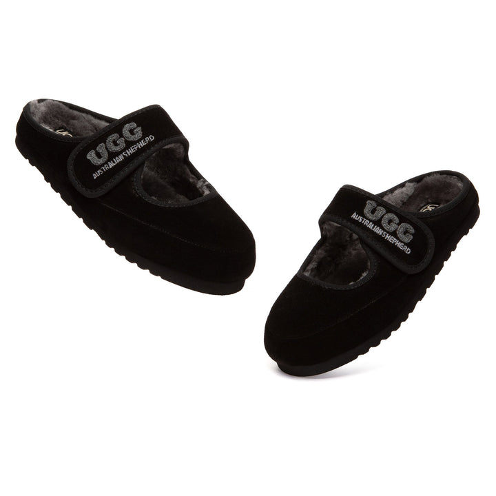 Adjustable Strap Mary Jane UGG Slippers