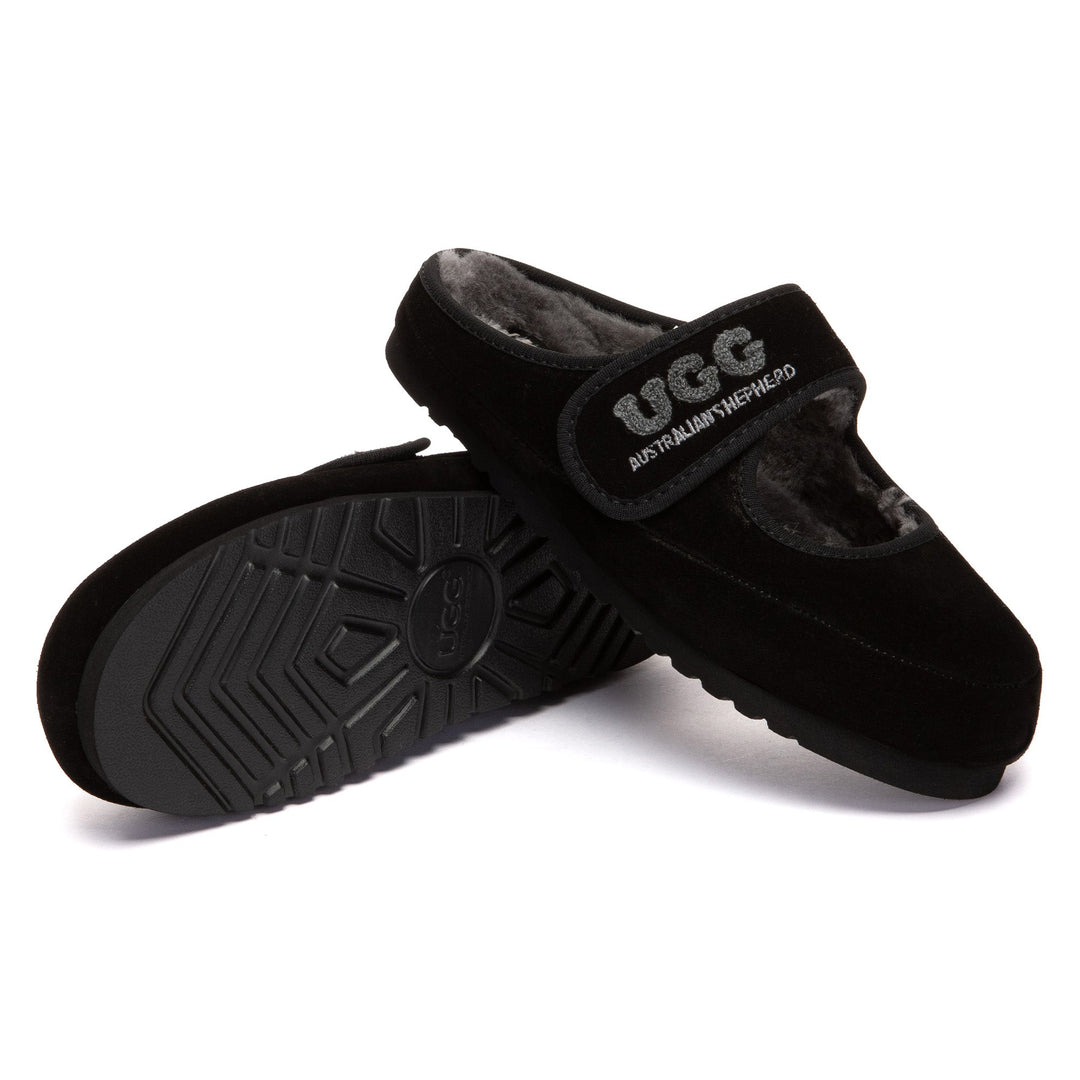 Adjustable Strap Mary Jane UGG Slippers