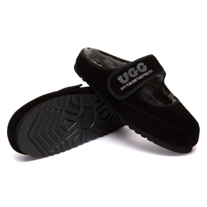 Adjustable Strap Mary Jane UGG Slippers