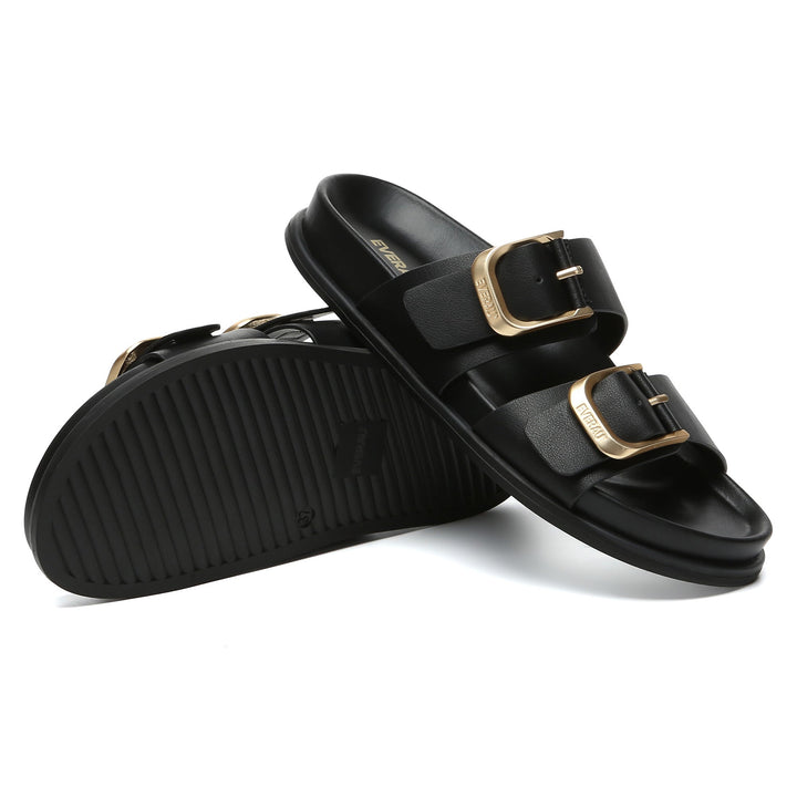 Manisha Buckle Leather Sandals