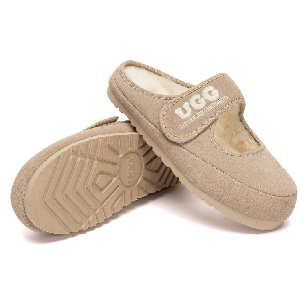 Adjustable Strap Mary Jane UGG Slippers