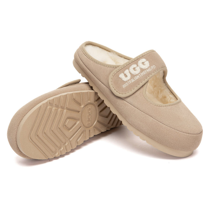 Adjustable Strap Mary Jane UGG Slippers