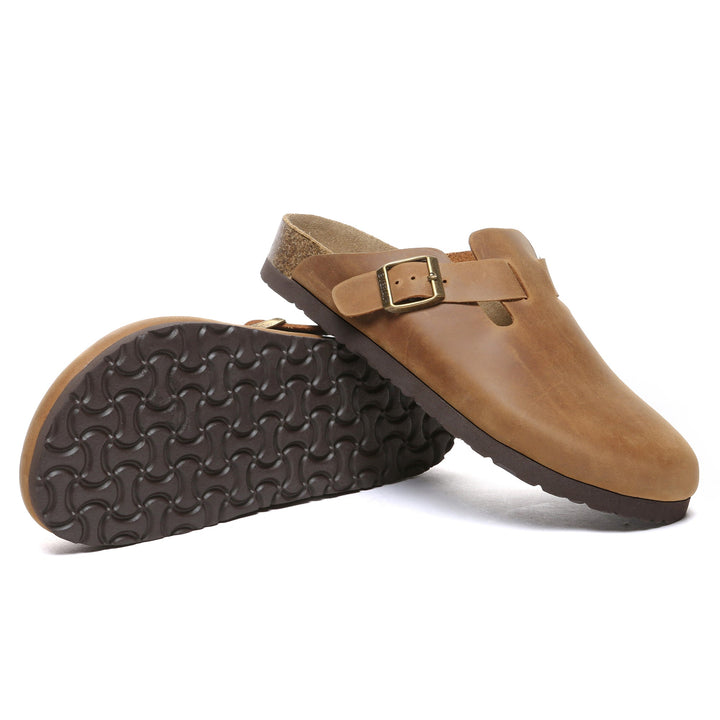 Birkie Men Leather Slippers - UGG Direct Online