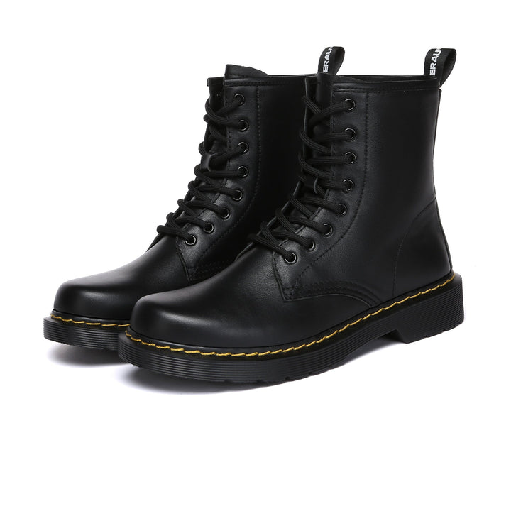 Black Docs Leather Chunky Boots - UGG Direct Online