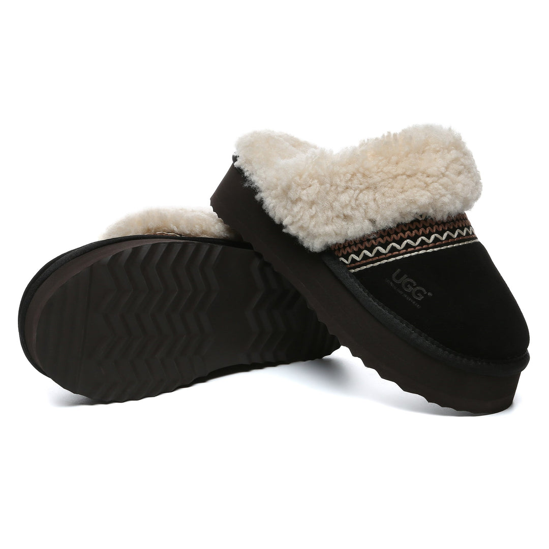 Bohemian Knitted UGG Platform Slippers - UGG Direct Online
