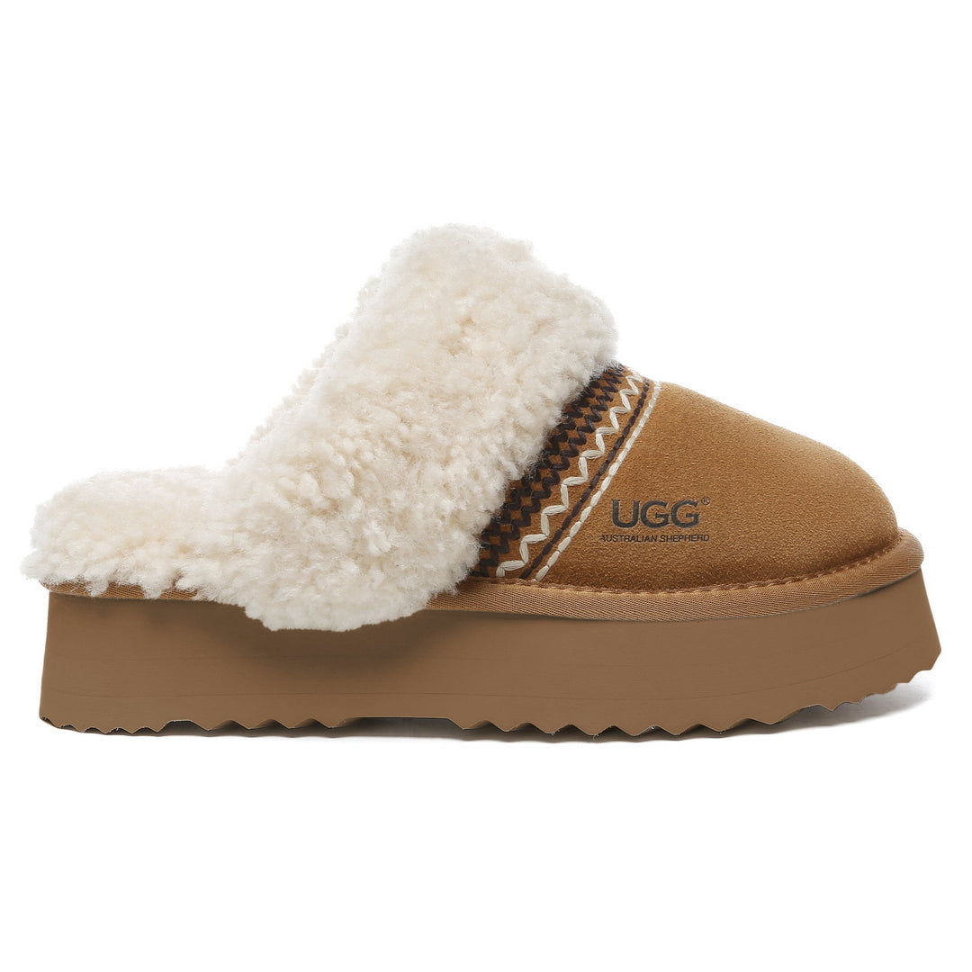 Bohemian Knitted UGG Platform Slippers - UGG Direct Online