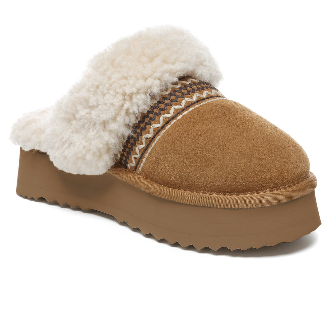 Bohemian Knitted UGG Platform Slippers - UGG Direct Online