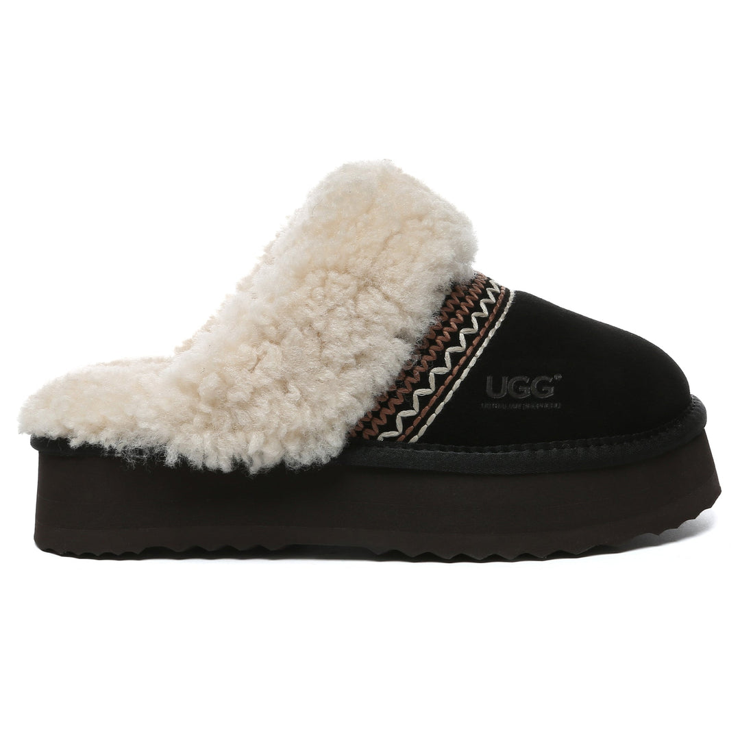 Bohemian Knitted UGG Platform Slippers - UGG Direct Online