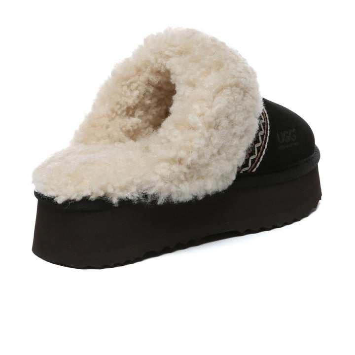 Bohemian Knitted UGG Platform Slippers - UGG Direct Online
