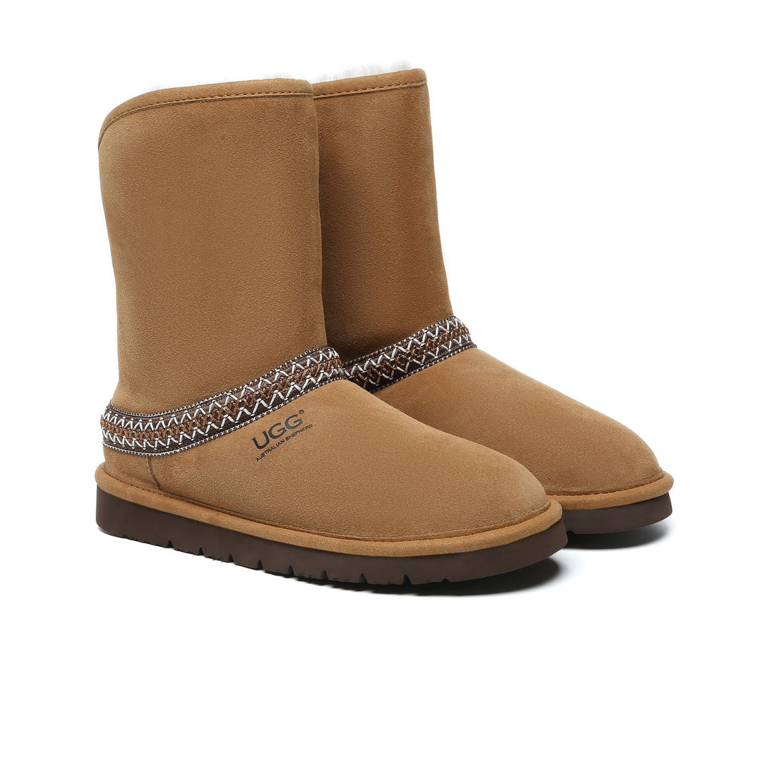 Bohemian Knitted UGG Short Classic Boots - UGG Direct Online