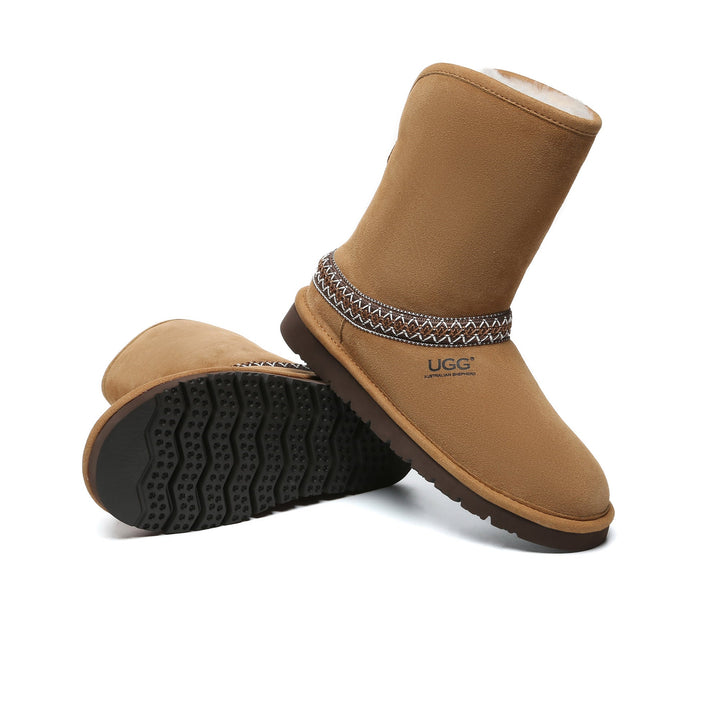 Bohemian Knitted UGG Short Classic Boots - UGG Direct Online