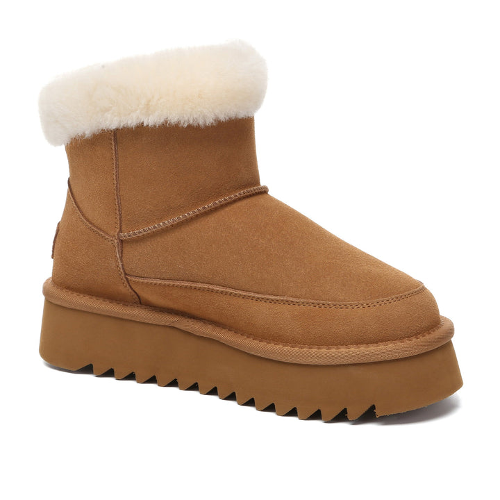 Bynnie Shearling Strap Mini Platform UGG Boots - UGG Direct Online