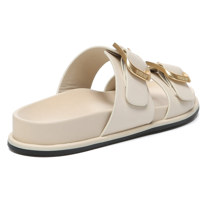 Manisha Buckle Leather Sandals