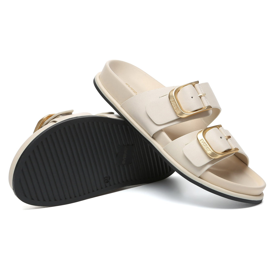 Manisha Buckle Leather Sandals