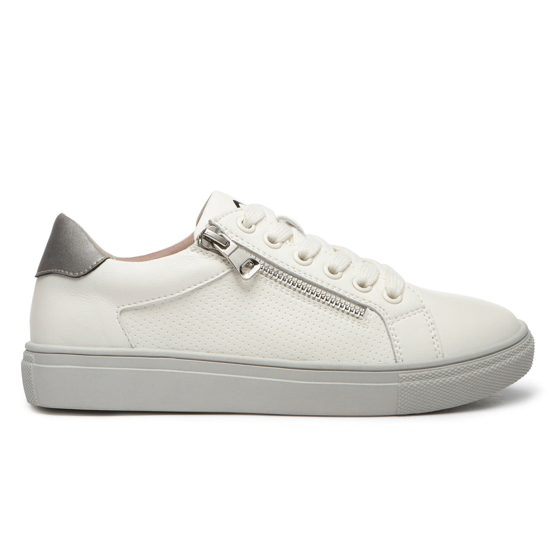 Chloe White Leather Sneakers - UGG Direct Online