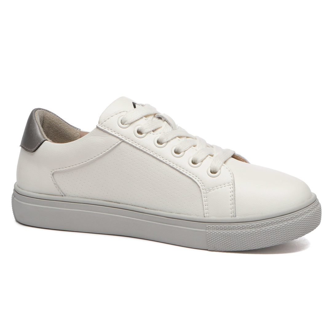 Chloe White Leather Sneakers - UGG Direct Online