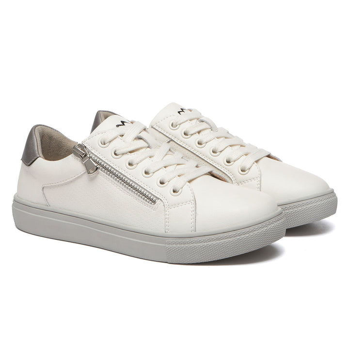 Chloe White Leather Sneakers - UGG Direct Online