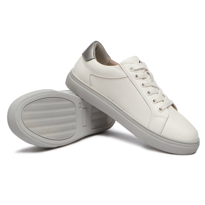Chloe White Leather Sneakers - UGG Direct Online