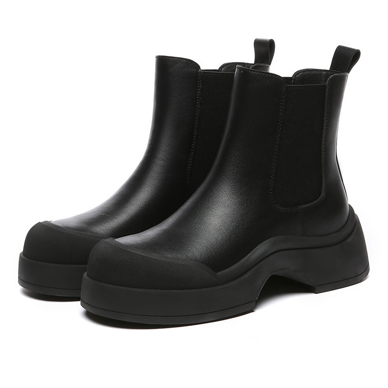 Cindy Women Leather Ankle Chunky Boots - UGG Direct Online