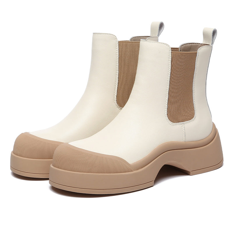 Cindy Women Leather Ankle Chunky Boots - UGG Direct Online
