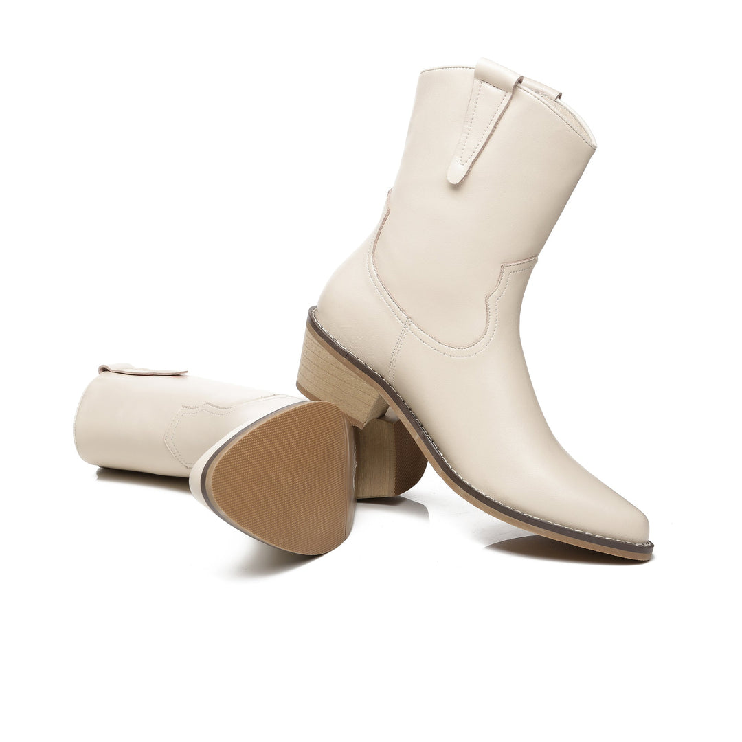 Claudina Cowgirl Leather Boots - UGG Direct Online