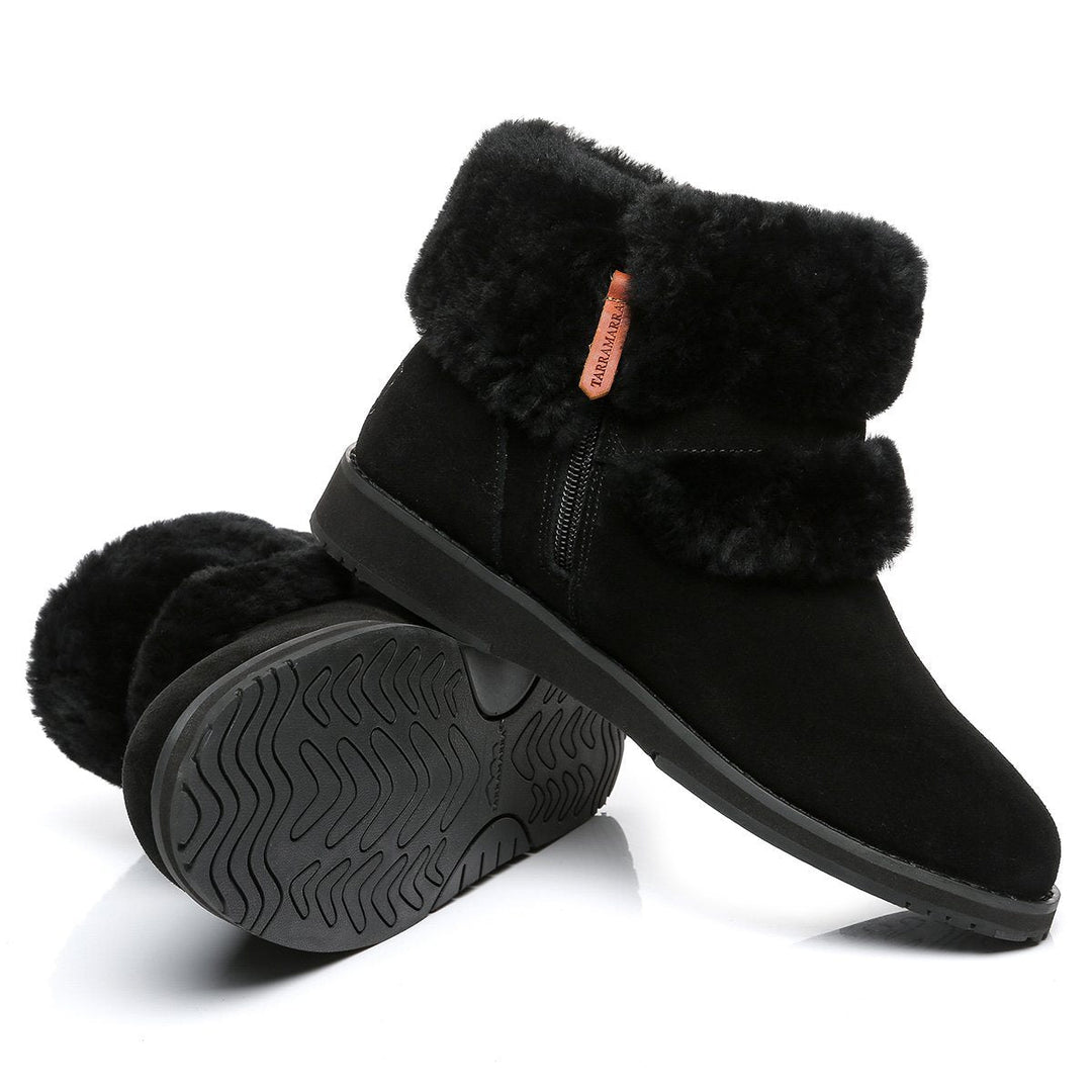 Collette Buckled Strap Fluffy UGG Boots - UGG Direct Online