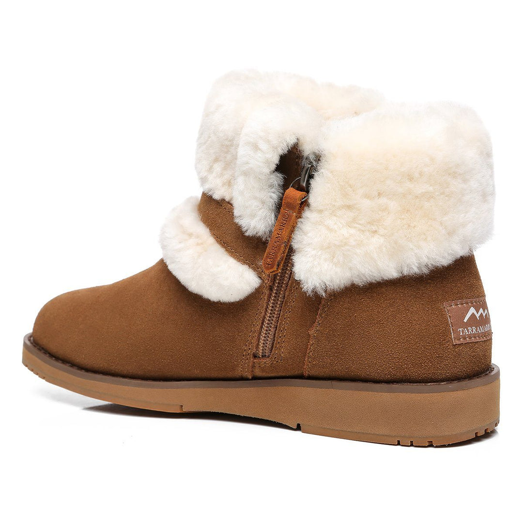 Collette Buckled Strap Fluffy UGG Boots - UGG Direct Online
