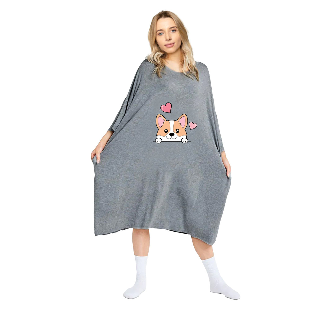 Corgi Print Oversized Tee - UGG Direct Online