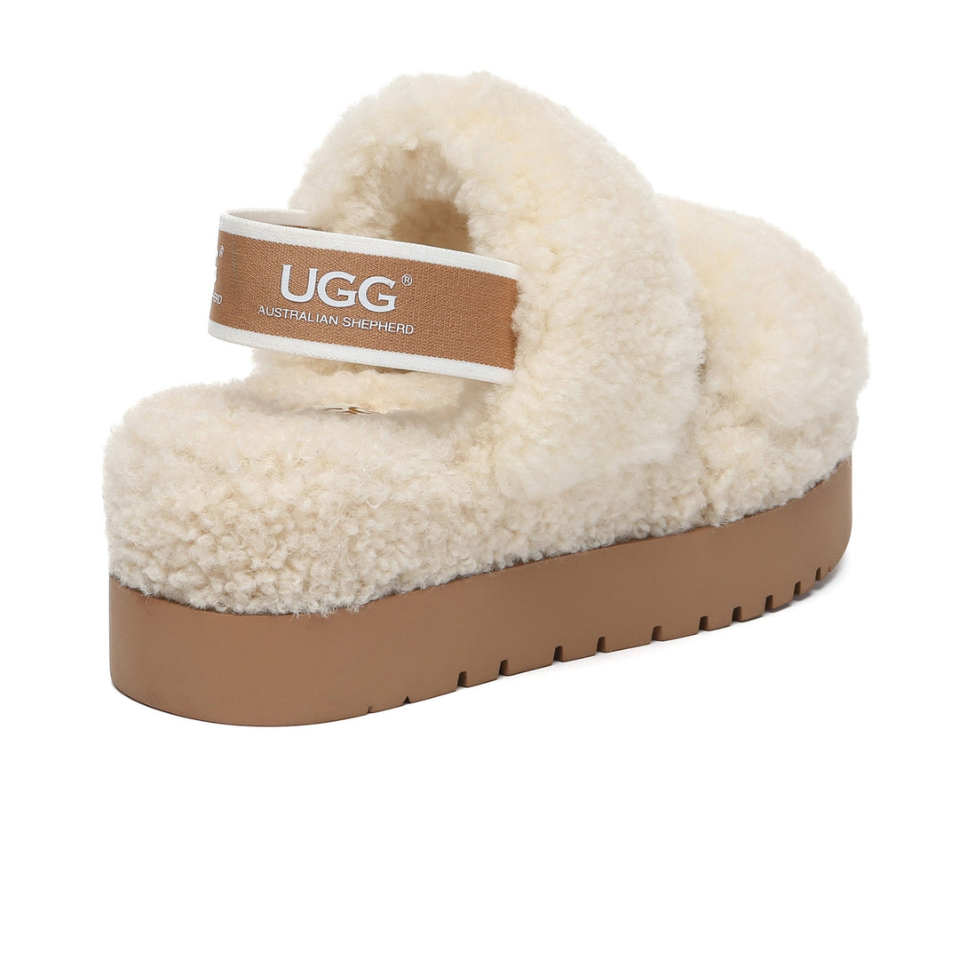 Double Strap Slingback Platform UGG Slippers - UGG Direct Online